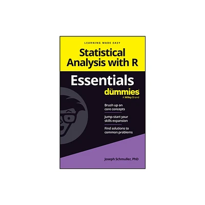 Statistical Analysis with R Essentials for Dummies - by Joseph Schmuller (Paperback)