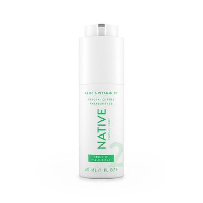 Native Aloe & Vitamin B3 Sensitive Facial Serum - 1 fl oz