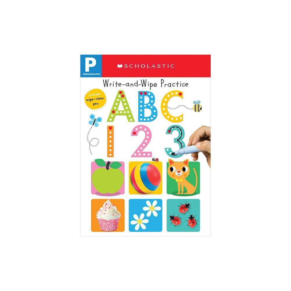 Write And Wipe Abc 123 ( Scholastic Early Learners) (mixed Media Product)  By Scholastic Inc. : Target