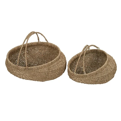 Household Essentials Seagrass Baskets Set of 2