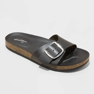 Womens Cameron Single Band Footbed Sandals