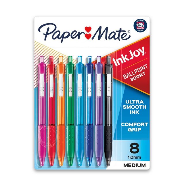 Paper Mate Flair 8pk Felt Pens 0.4mm Ultra Fine Tip Multicolored : Target