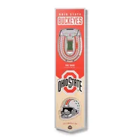 8 X 32 NCAA Ohio State Buckeyes 3D StadiumView Banner