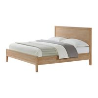 Arden Panel Wood Bed Light Driftwood