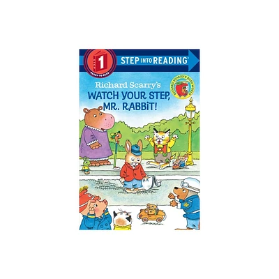 Richard Scarrys Watch Your Step, Mr. Rabbit! - (Step Into Reading) (Paperback)