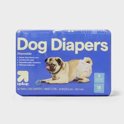 Dog Diapers - 18ct - S - up & up