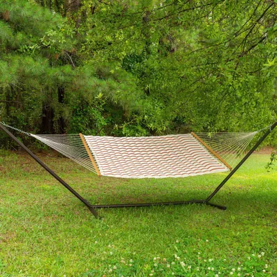 13 Pillowtop Outdoor Fabric Hammock with Spreader Bar Striped - Threshold: Weather-Resistant, No Assembly Required