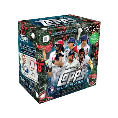 2024 Topps MLB Holiday Baseball Trading Card Mega Box