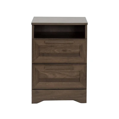 Christopher Knight Home Danbury Rustic 2 Drawer Nightstand Walnut