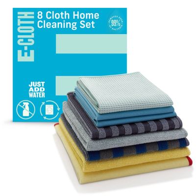 E-Cloth Home Cleaning Microfiber Cloth Set - 8ct