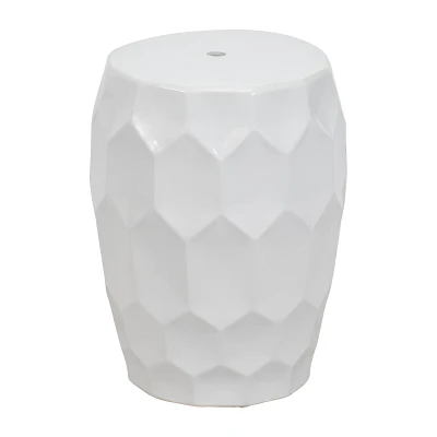 Sagebrook Home Stool White