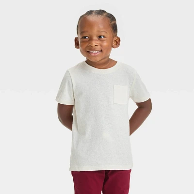 Toddler Boys Short Sleeve Pocket T-Shirt