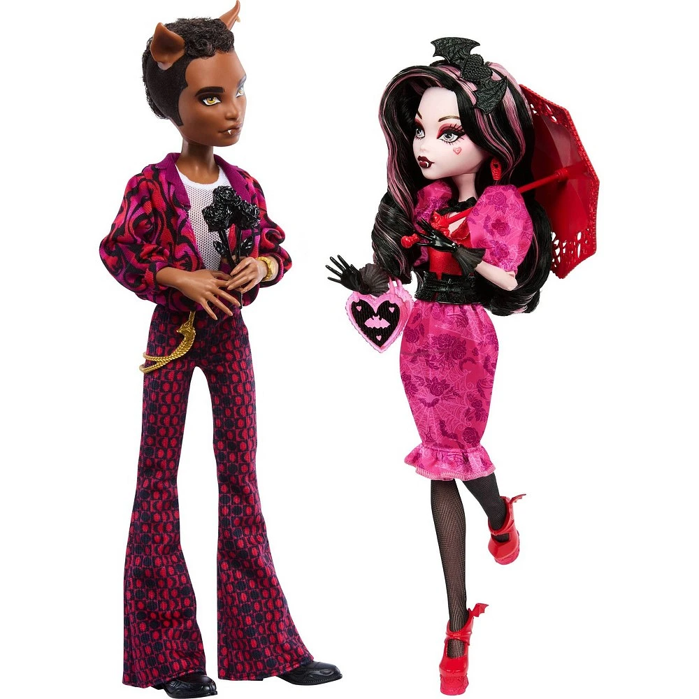 Monster High Howliday Love Edition Draculaura and Clawd 2pk | The Market  Place