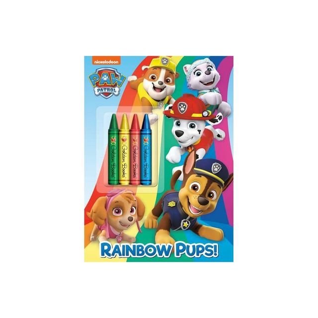 Rainbow Pups! (Paw Patrol) - by Golden Books (Paperback)