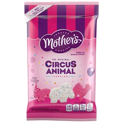 Mothers Circus Animal Frosted Cookies - 3oz