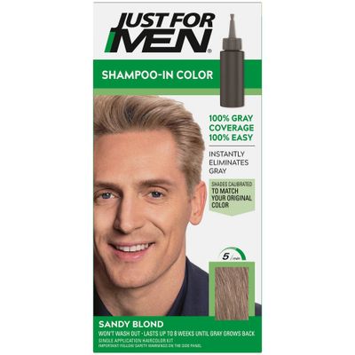 Just For Men Shampoo-In Color Gray Hair Coloring for Men