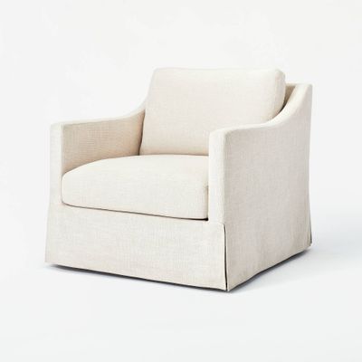 Vivian Park Upholstered Swivel Chair - McGee