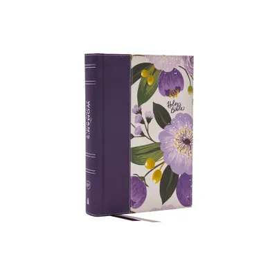 Kjv, the Womans Study Bible, Purple Floral Cloth Over Board, Red Letter, Full-Color Edition, Comfort Print - by Thomas Nelson (Hardcover)