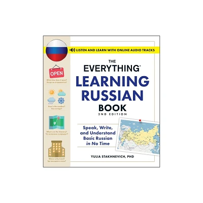 The Everything Learning Russian Book, 2nd Edition - (Everything(r)) by Yulia Stakhnevich (Paperback)