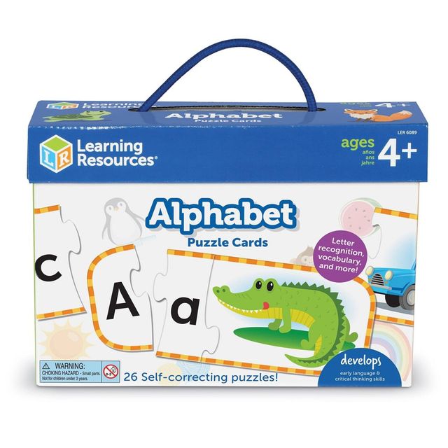 Learning Resources Upper & Lowercase Alphabet Puzzle Cards