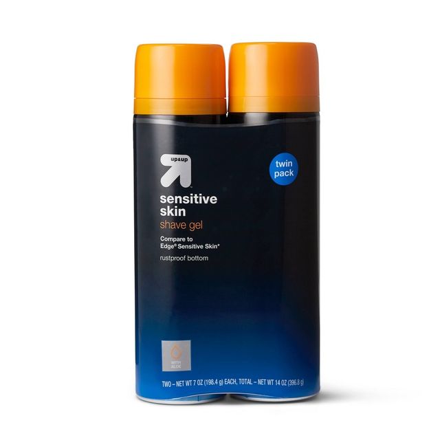 Gillette Shave Gel Sensitive Twin Pack 14 Oz - 396.8 g