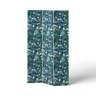 Rifle Paper Co. x Target 72 3 Panel Room Divider Screen Assorted Greens