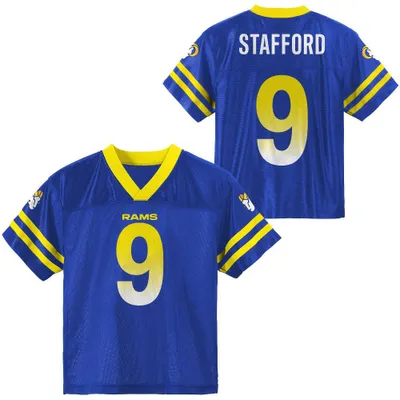 NFL Los Angeles Rams Junior Short Sleeve Tie-Dye Fashion Crop T-Shirt - L