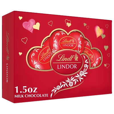 Lindor Valentines Milk Heart Shaped Box - 1.5oz