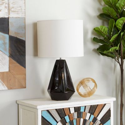 26 x 15 Modern Ceramic Table Lamp - & May: Shade