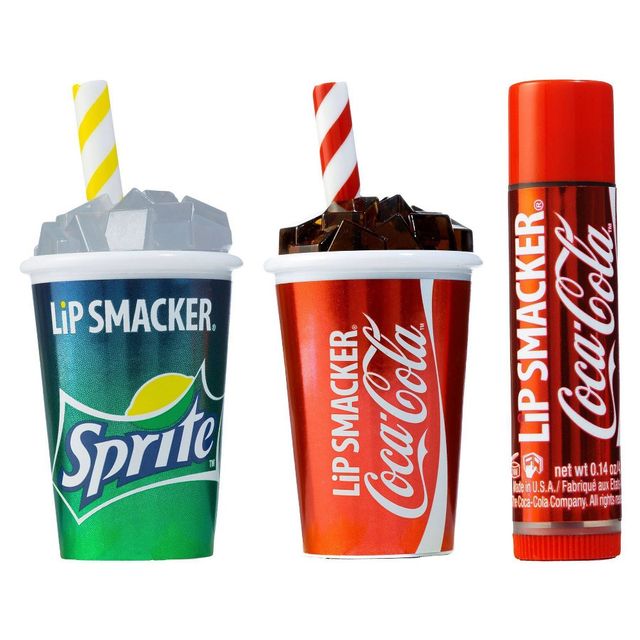 Lip Smacker Beverage Cup Lip Balm  Sprite/Coke  3pk