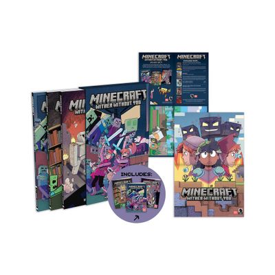 Minecraft: Wither Without You Boxed Set (Graphic Novels) - by Kristen Gudsnuk (Mixed Media Product)