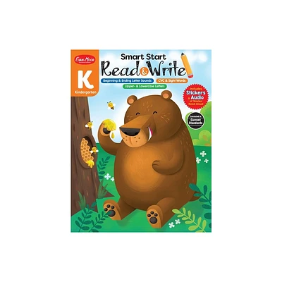 Smart Start: Read and Write, Kindergarten Workbook - (Smart Start: Read & Write) by Evan-Moor Educational Publishers (Paperback)