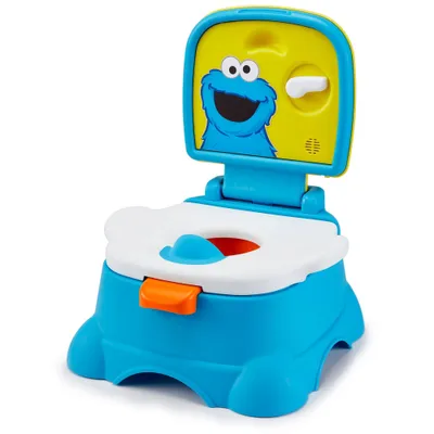 Sesame Street 3-in-1 Potty Chair, Step Stool and Toilet Training Seat