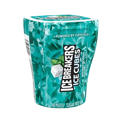 Ice Breakers Ice Cubes Wintergreen Sugar Free Gum - 40ct