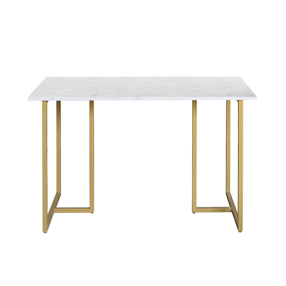 target desk gold legs