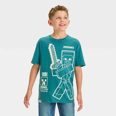 Boys Minecraft Short Sleeve Graphic T-Shirt