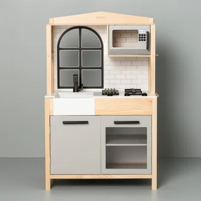 Toy Kitchen - Hearth & Hand with Magnolia: Wood Construction, Creative Play, 3+ Years, No Batteries Required