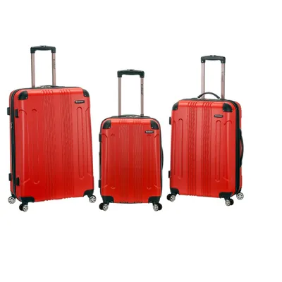 Rockland 3pc ABS Hardside Carry On Luggage Set