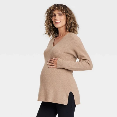 Essential Maternity V-Neck Sweater