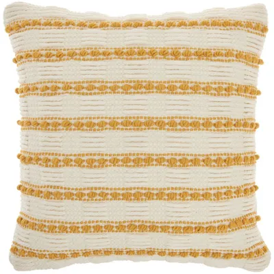 Ivory Textured Dots And Stripes Throw Pillow Ivory Textured Dots And Stripes Throw Pillow