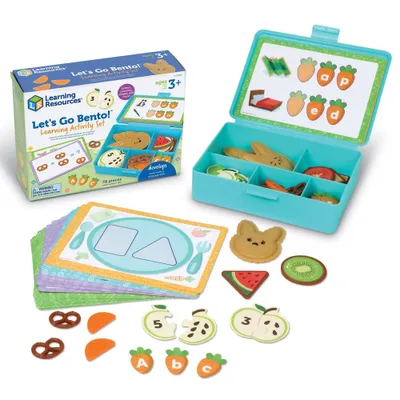 Learning Resources Lets Go Bento! Learning Activity Set