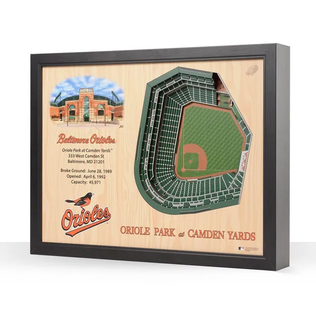 Mlb Baltimore Orioles Baseball Logo Glass Framed Panel : Target