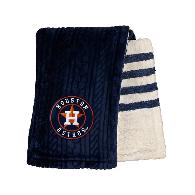 Mlb Houston Astros Slanted Stripe Twin Bedding Set In A Bag - 4pc : Target