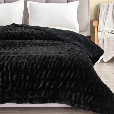 50x60 Faux Fur Throw Blanket