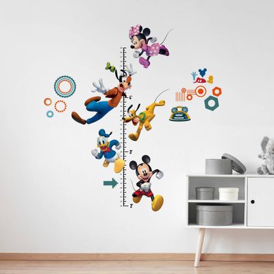 Mickey and Friends Growth Chart Peel & Stick Kids Wall Decals - RoomMates