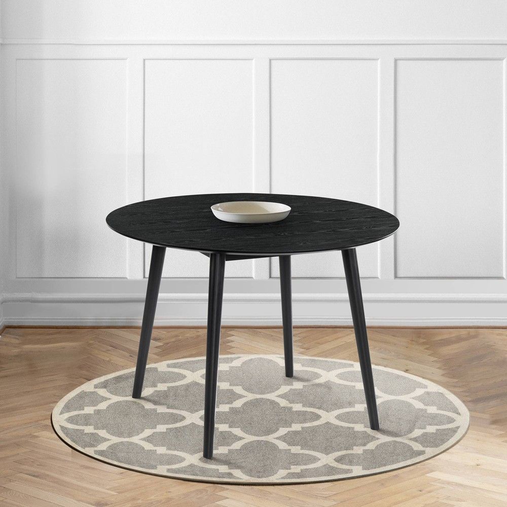 target round wood table