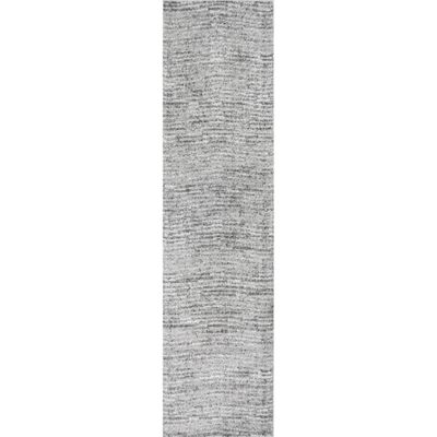 Sherill Ripple Modern Abstract Living Room or Bedroom Area Rug Gray