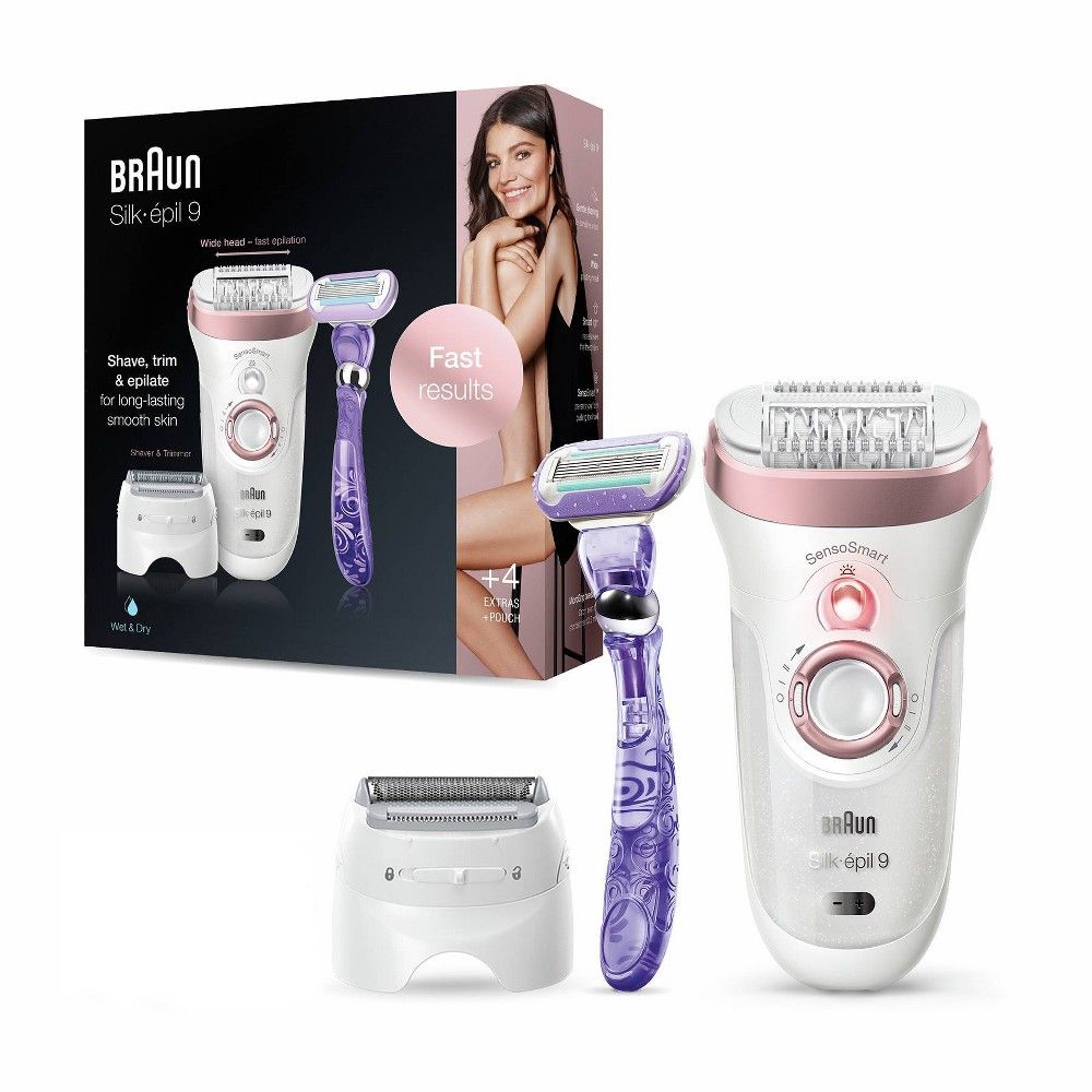 Forestående Baby gispende Braun Silk-epil 9-870 3-in-1 Womens Cordless Wet & Dry Epilator + 5 Extra  Accessories | Connecticut Post Mall