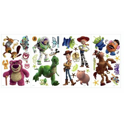 Toy Story 3 Peel and Stick Kids Wall Decal - Glow In The Dark