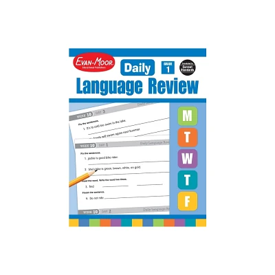 Daily Language Review, Grade 1 Teacher Edition - by Evan-Moor Educational Publishers (Paperback)